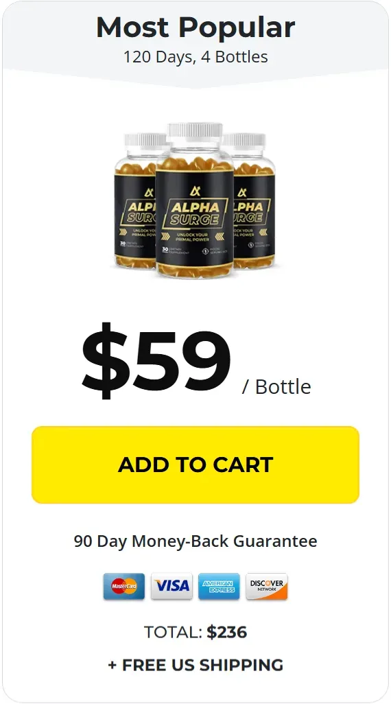 Alpha Surge price 3 bottle